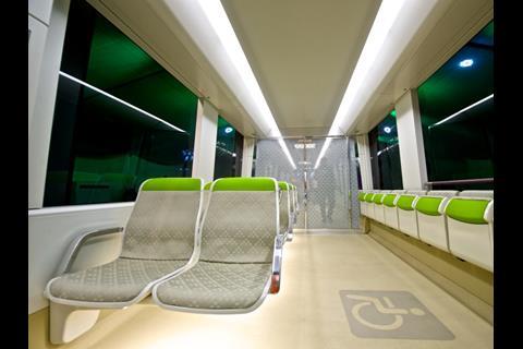 Alstom has presented a mock-up of its Metropolis trainset for Riyadh.